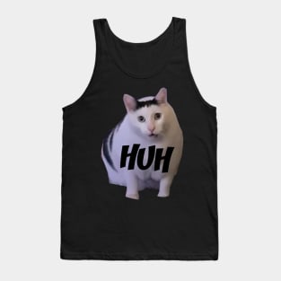 Huh Cat Meme Tank Top